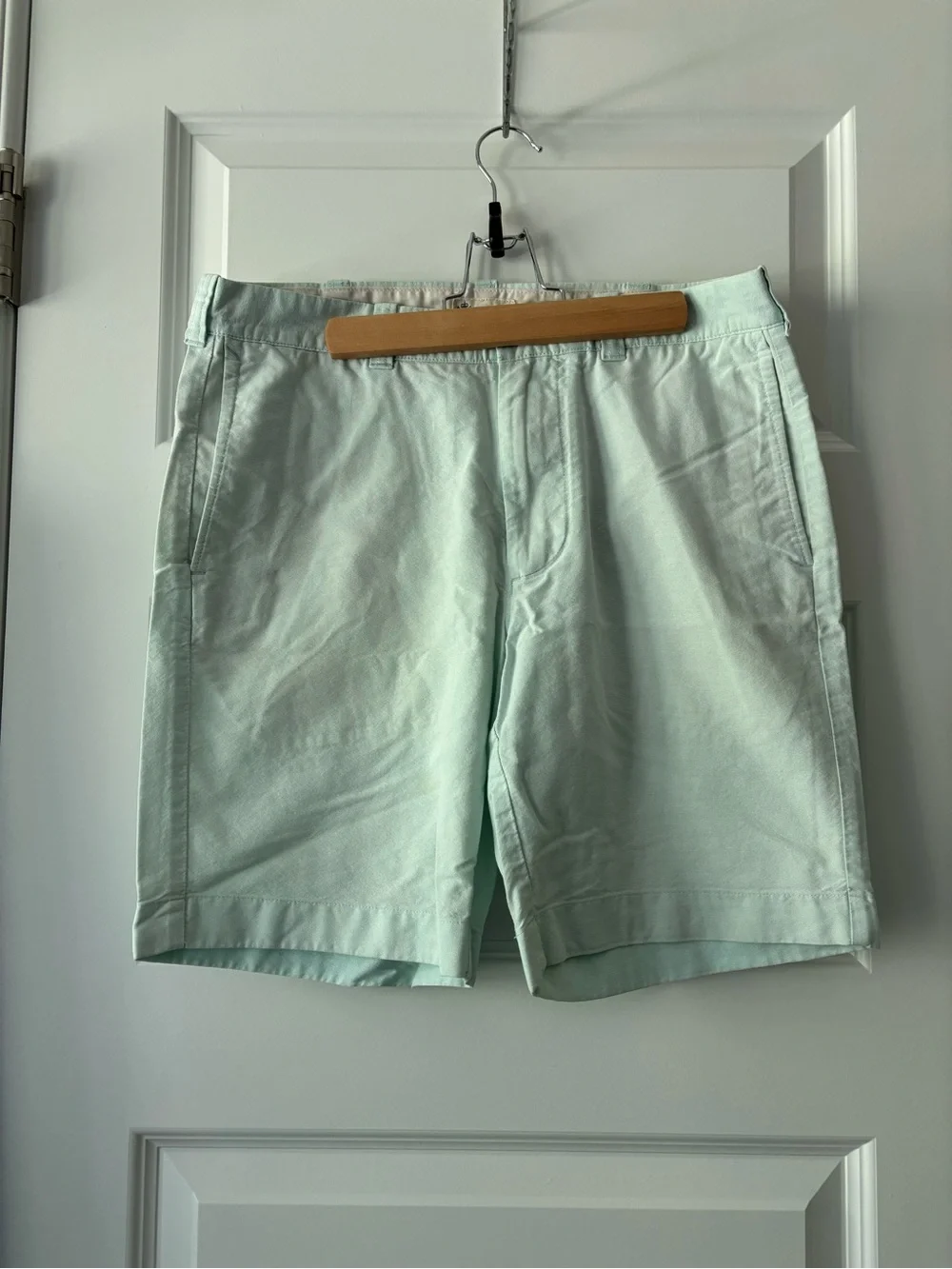 J.Crew Mint Green Chino Shorts Size 32